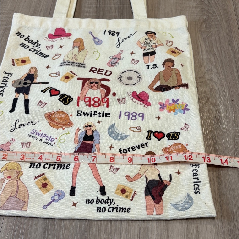 Taylor Swift Eras Tour Canvas Tote Bag - Picture 8 of 11